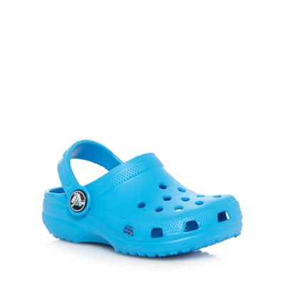 Boy's blue plain Crocs